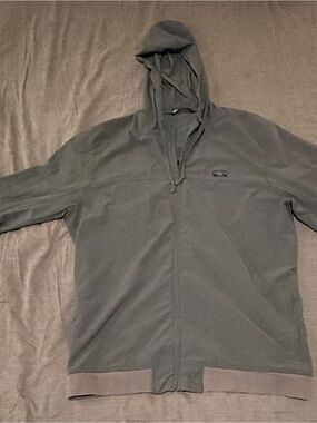 Travis Mathew Men's Olive Hooded Lightweight Jacket
